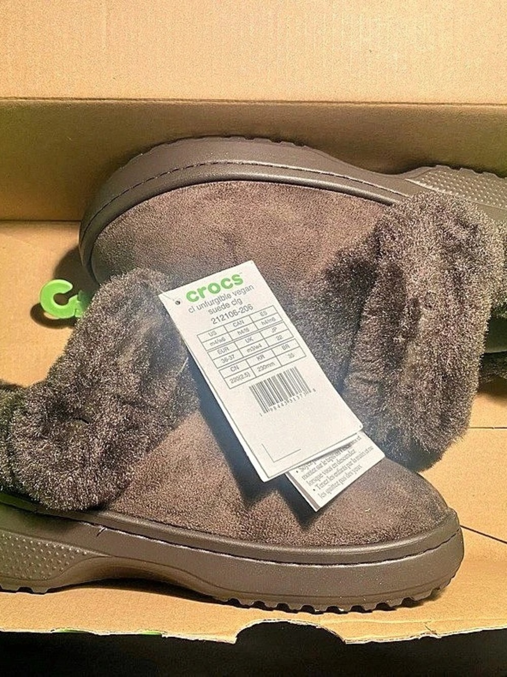 Crocs Classic Unfurgettable Suede Clogs